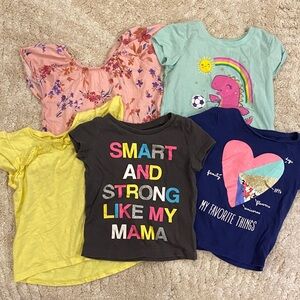 Colorful Kids T-Shirts Set